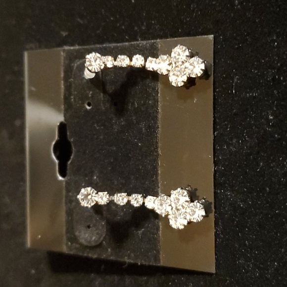 Rhinestone Earrings - Picture 1 of 2